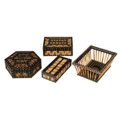 Antique Quill boxes from Ceylon
