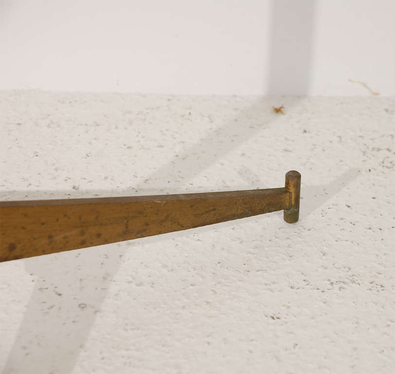 Brass Model No. 1094 Tripod Cigarette Table by Paul McCobb