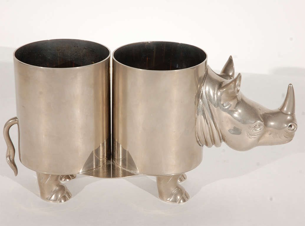 Rhinoceros Wine Bottle Holder 2
