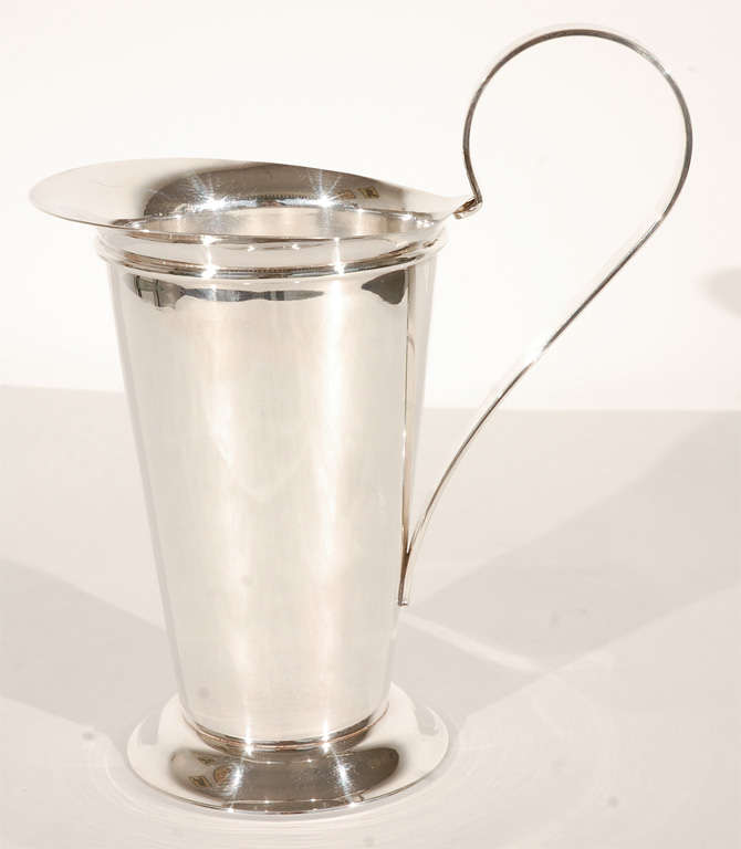 Silver Plate Pitcher by Robert A.M. Stern for Swid Powell 2