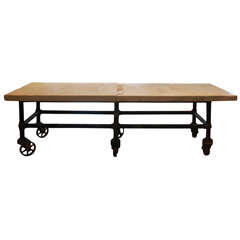 Massive Industrial Base , Carrera Top Kitchen Island