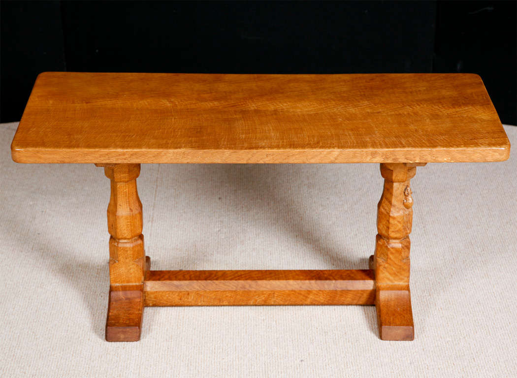 An Oak rectangular coffee Table by Robert 