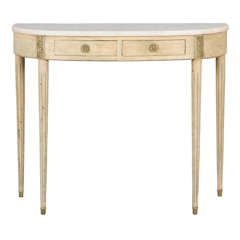 Demilune Console Table