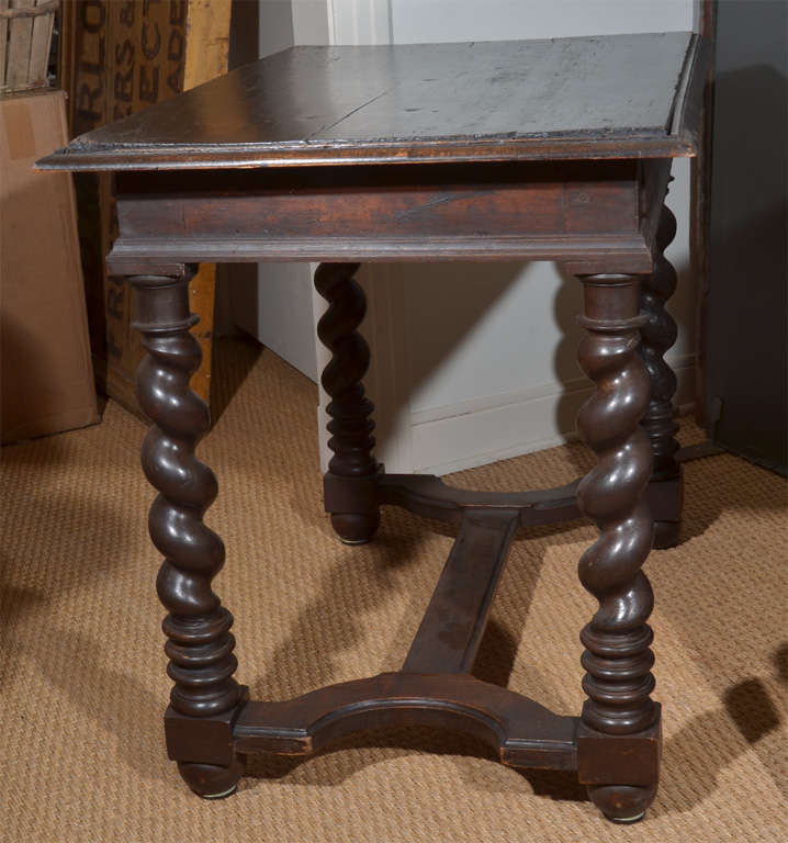 19th C. French Oak Writing Desk 1