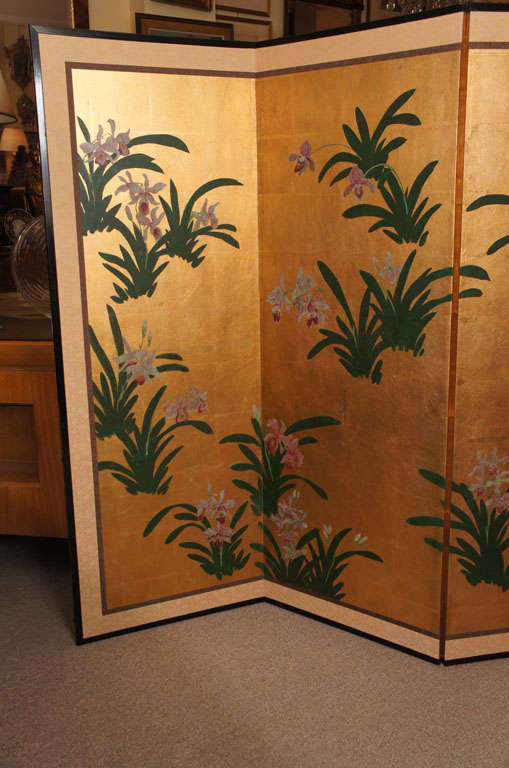20th Century Japanese Painted Screen