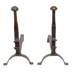 Pair of Small 19th Century Andirons