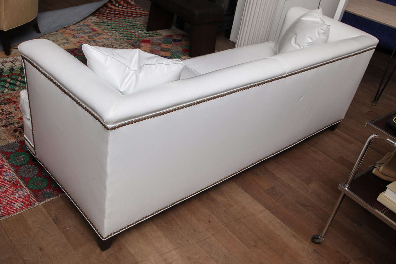 White Leather Sofa 4