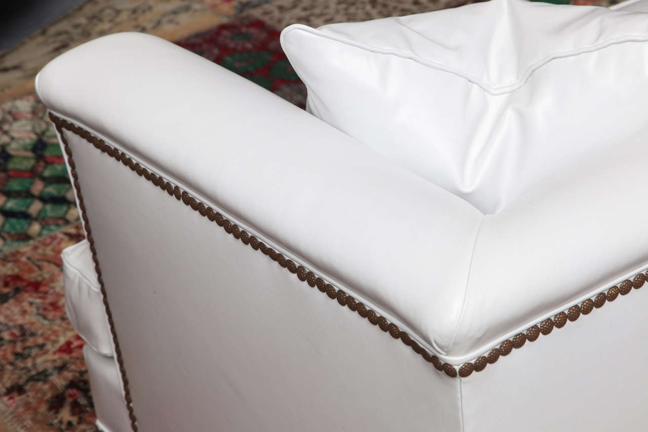 White Leather Sofa 5