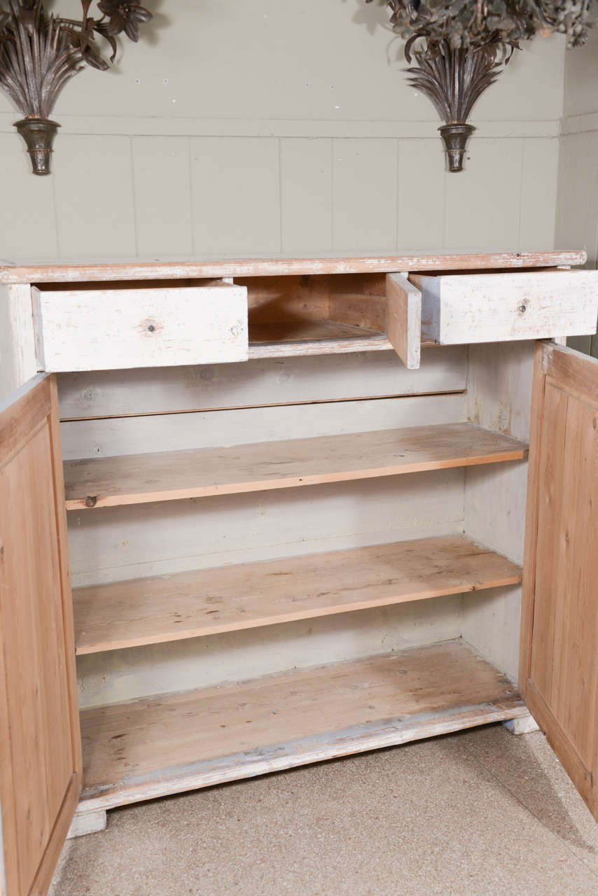 Swedish Painted Two-Door Cabinet