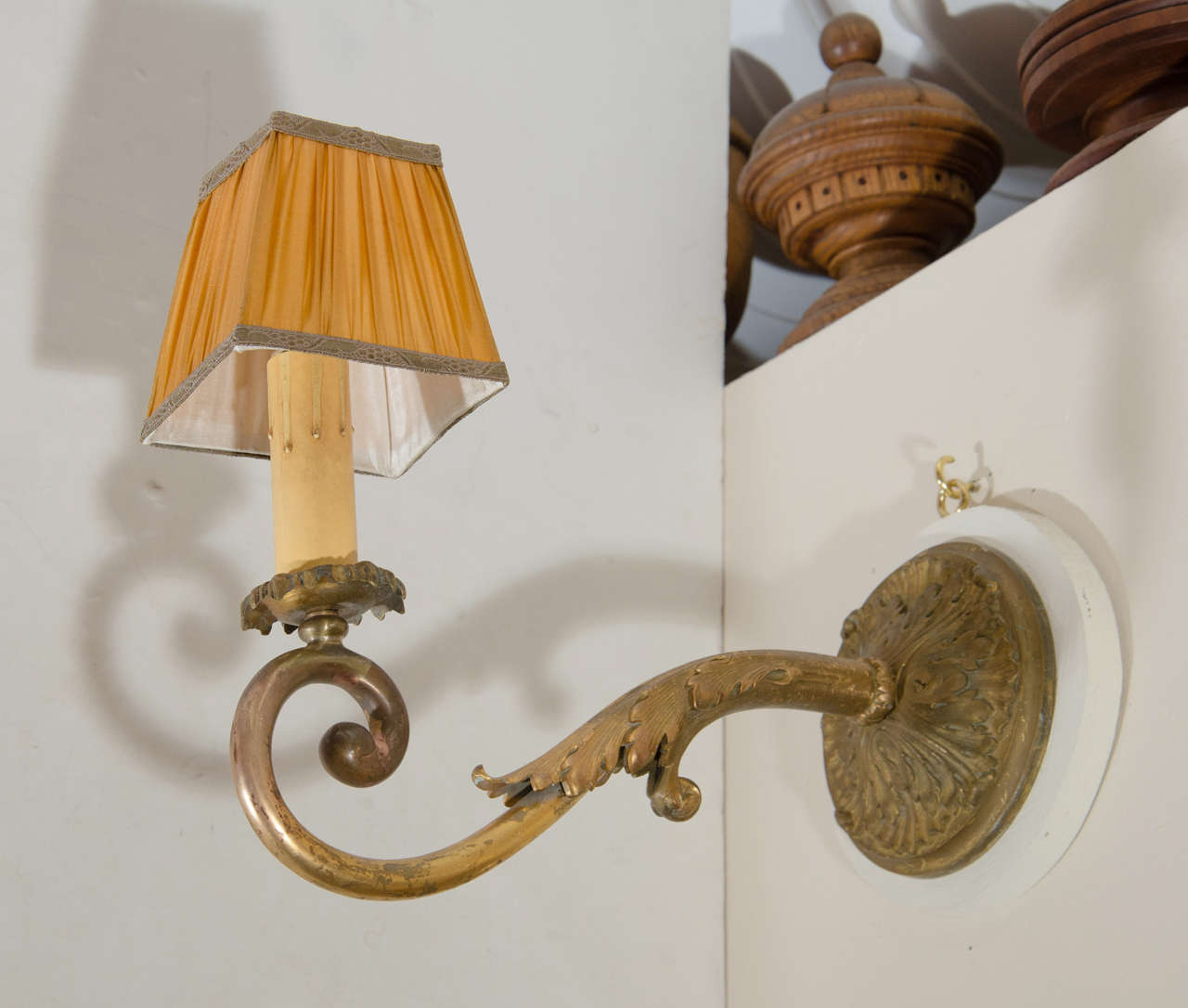 Set of Four French Dore Bronze Sconces