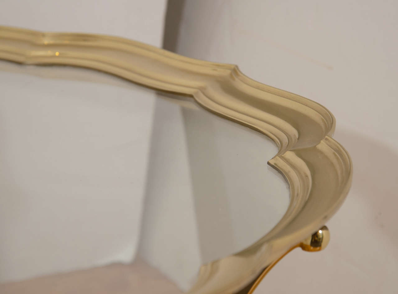 Mid-Century Italian Brass and Glass Cocktail Table 4