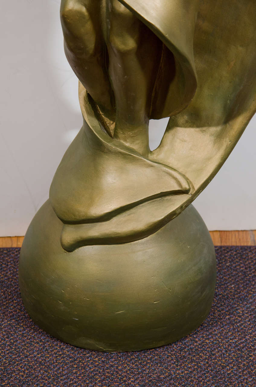 A Midcentury Abstract Figural Statue or Sculpture In Good Condition In New York, NY