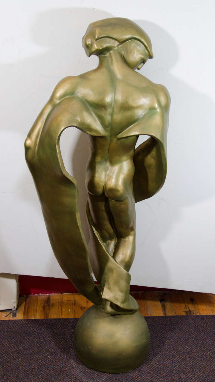 A Midcentury Abstract Figural Statue or Sculpture 2