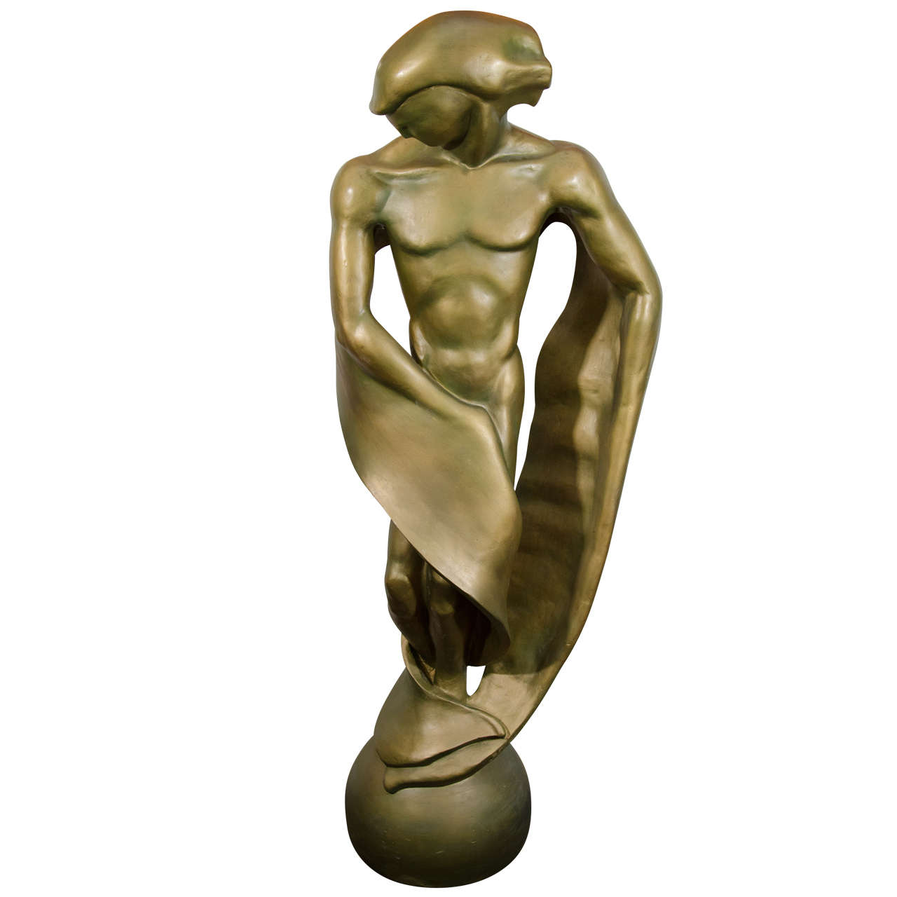 A Midcentury Abstract Figural Statue or Sculpture