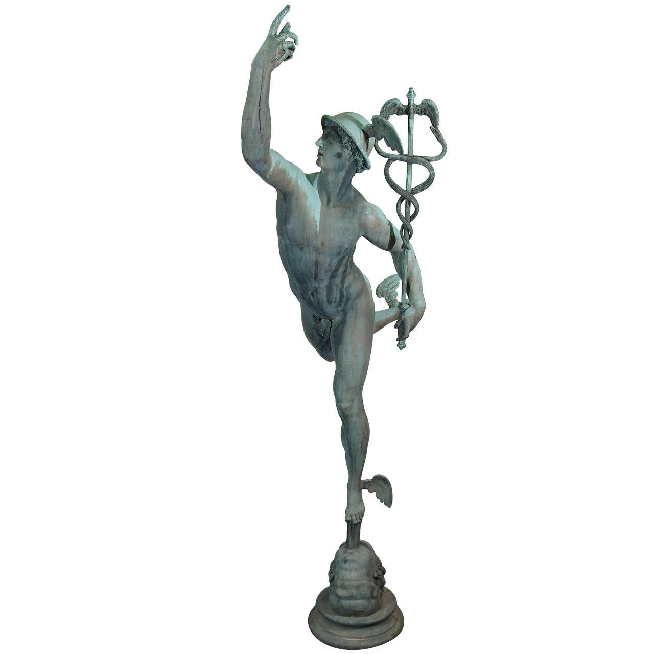Antique Grand Tour Bronze of Mercury After Giambologna