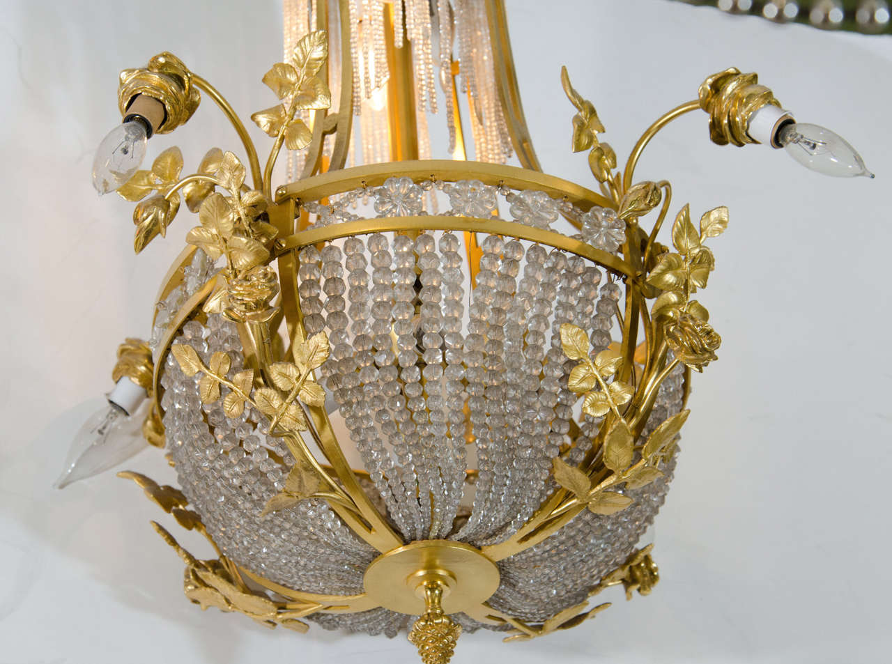antique french bronze chandelier