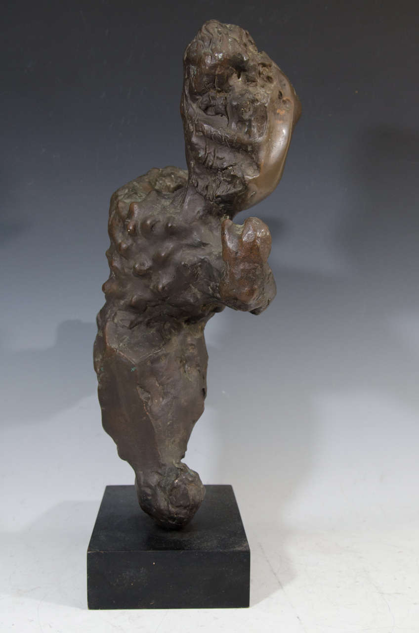 20th Century Bronze Sculpture, Signed 3