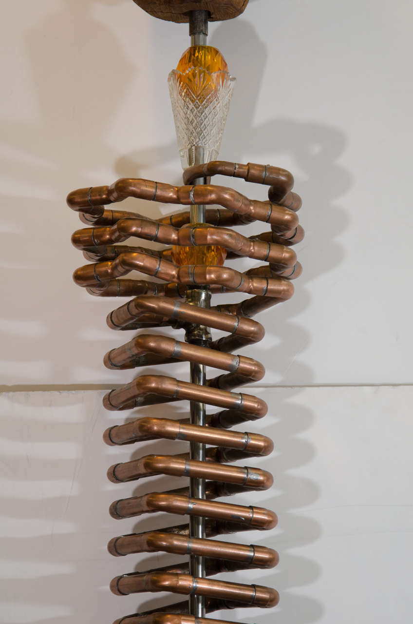 Vintage Towering Mixed Media Abstract Sculpture by Joel Otterson In Good Condition In New York, NY