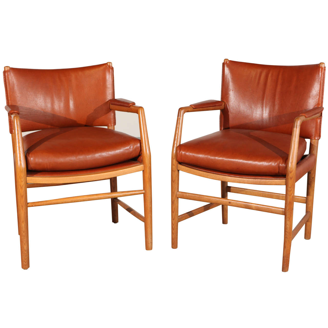 Pair of Hans Wegner Armchairs