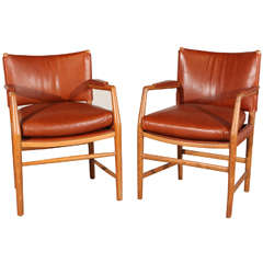 Pair of Hans Wegner Armchairs