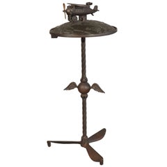 Cast Metal Aeronautical Smoking Stand