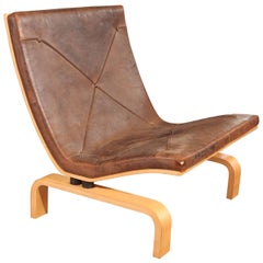 Poul Kjaerholm & E Kold Christensen 'PK27' Leather Chair