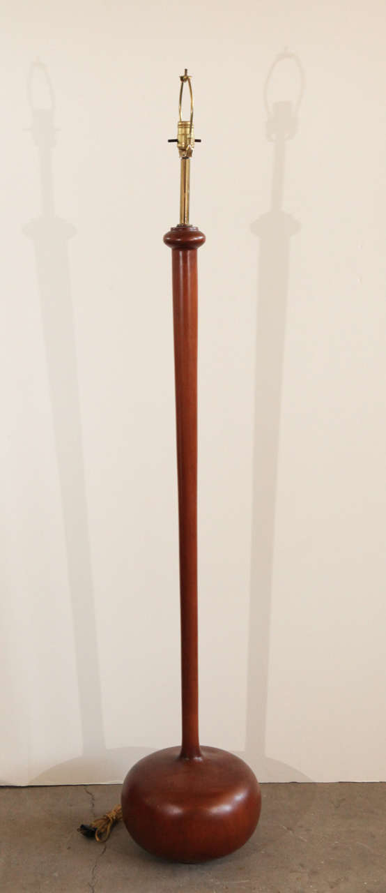 Midcentury Walnut Floor Lamps 3