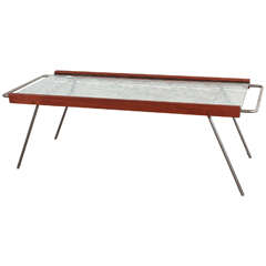 William Lam Glass Top Coffee Table
