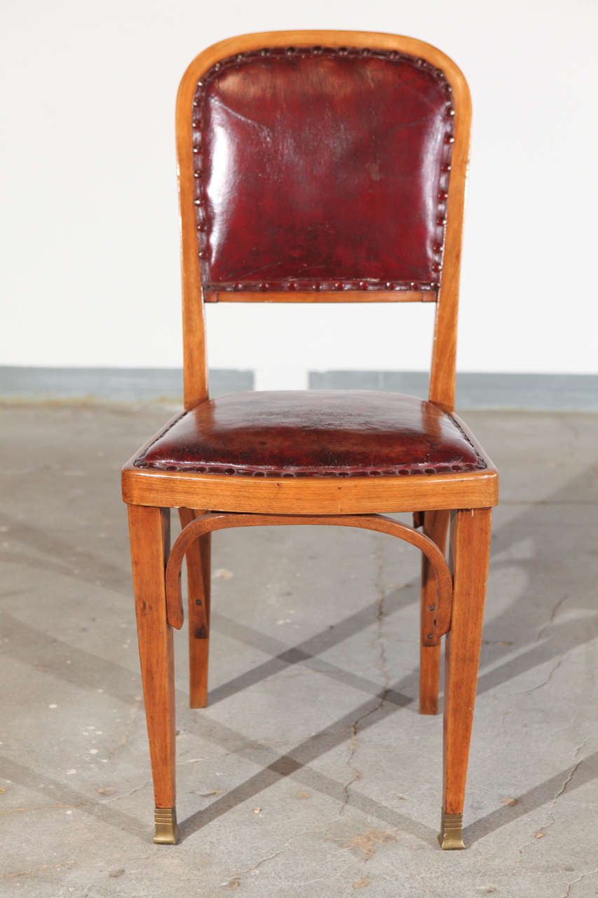 Gustav Siegel-Sessel und ein Paar Beistellstühle im Angebot 2