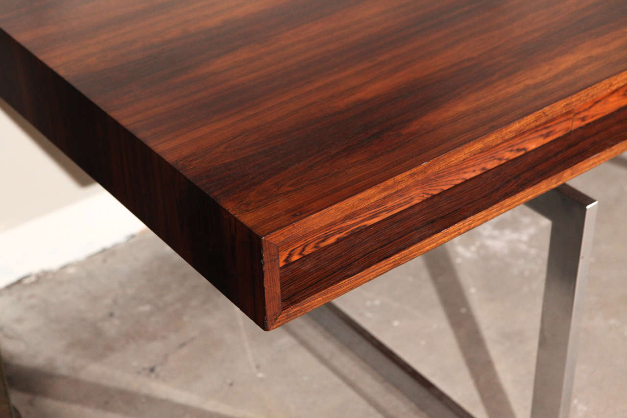 Bodil Kjaer Rosewood Desk In Good Condition In Los Angeles, CA