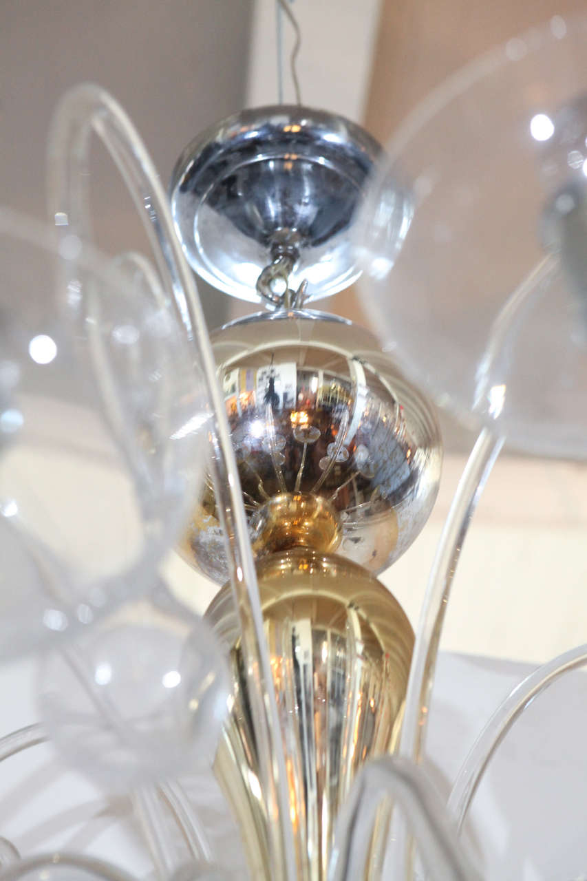 Lampadario in vetro soffiato Venini in vendita 4