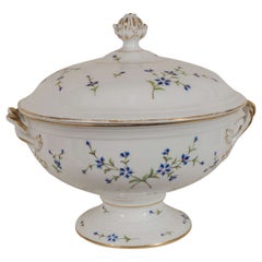 Antique Royal Copenhagen Porcelain Soup Tureen Made in Denmark circa 1850