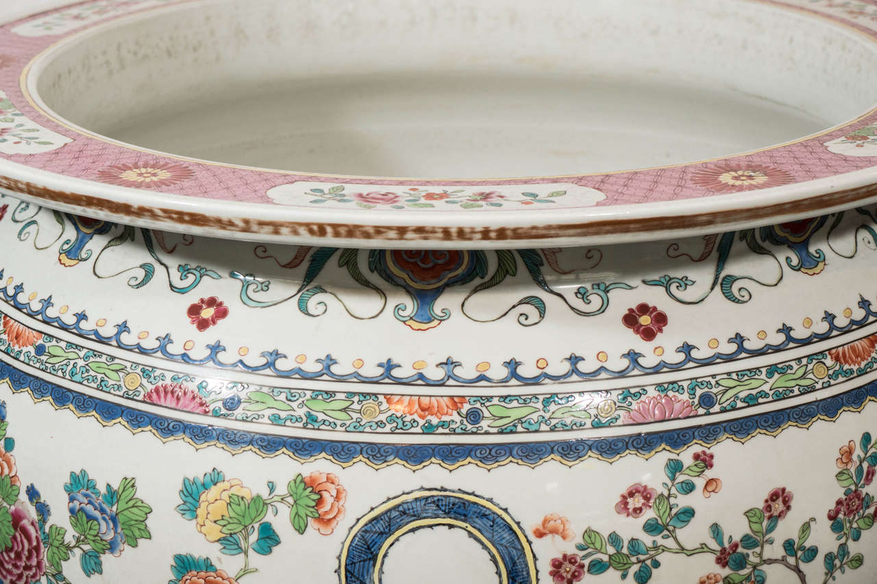 Antique Chinese Porcelain Fish Bowl 2