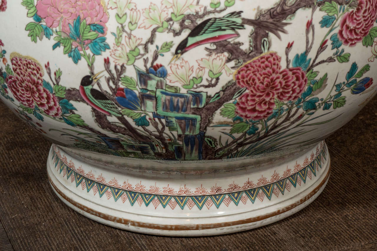 Antique Chinese Porcelain Fish Bowl at 1stdibs