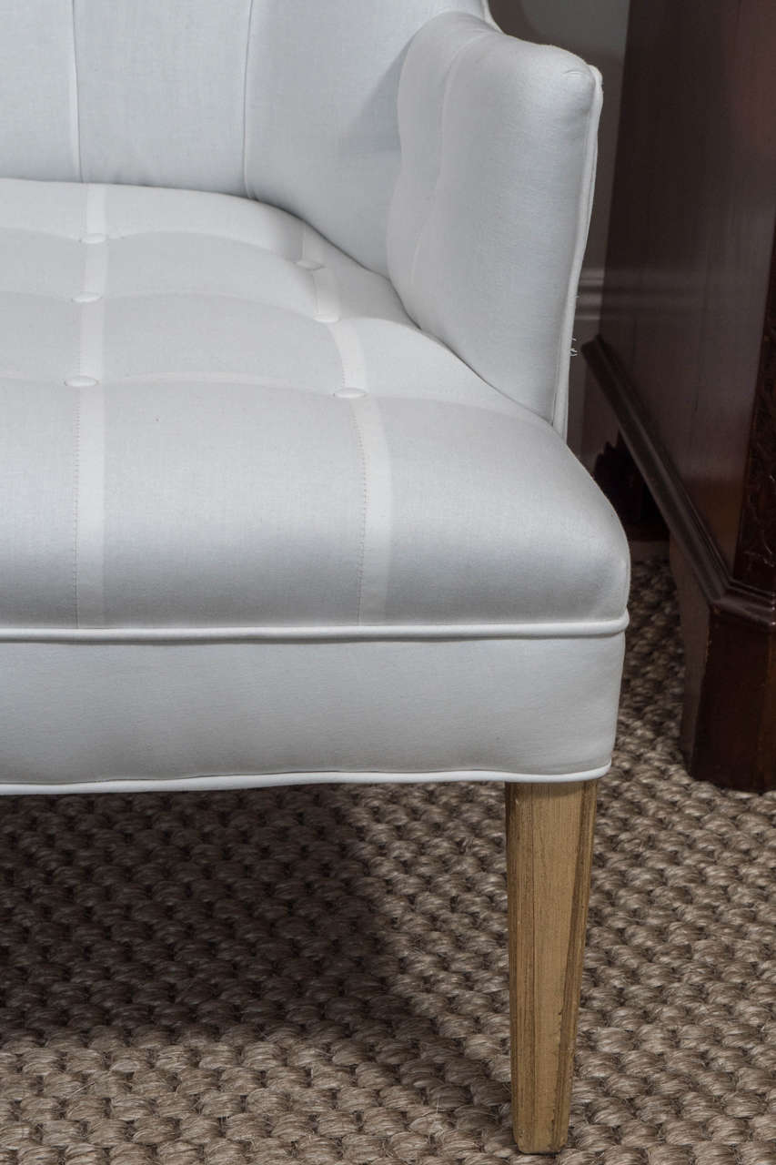 Pair of Upholstered "His and Her" Chairs at 1stDibs his and her chairs, his and hers chairs