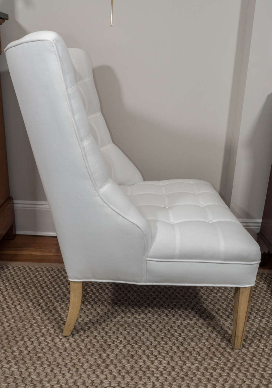 Pair of Upholstered "His and Her" Chairs at 1stDibs his and her chairs, his and hers chairs