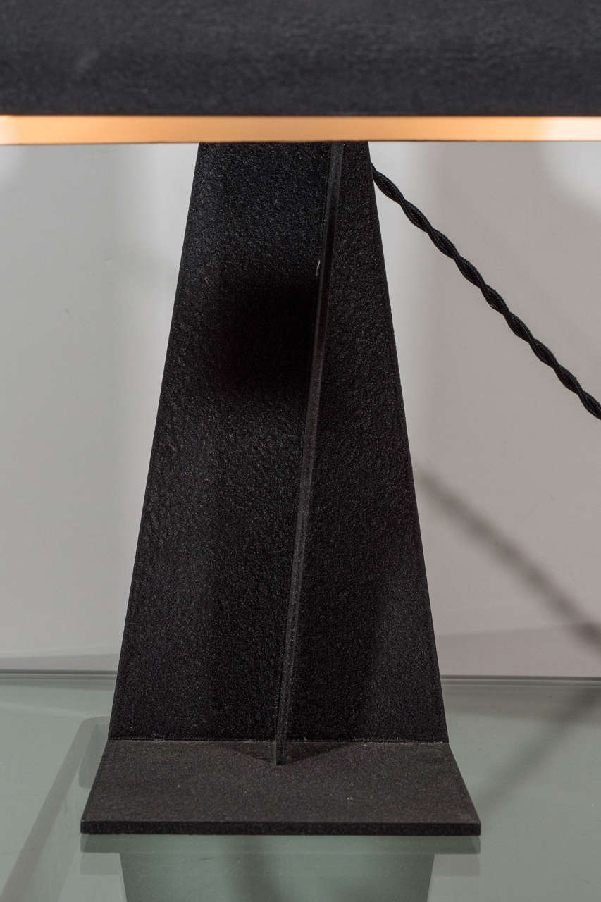 Aleksandr Rodchenko Steel Desk Table Lamp for Arteluce, Italy, 1973 In Excellent Condition For Sale In New York, NY