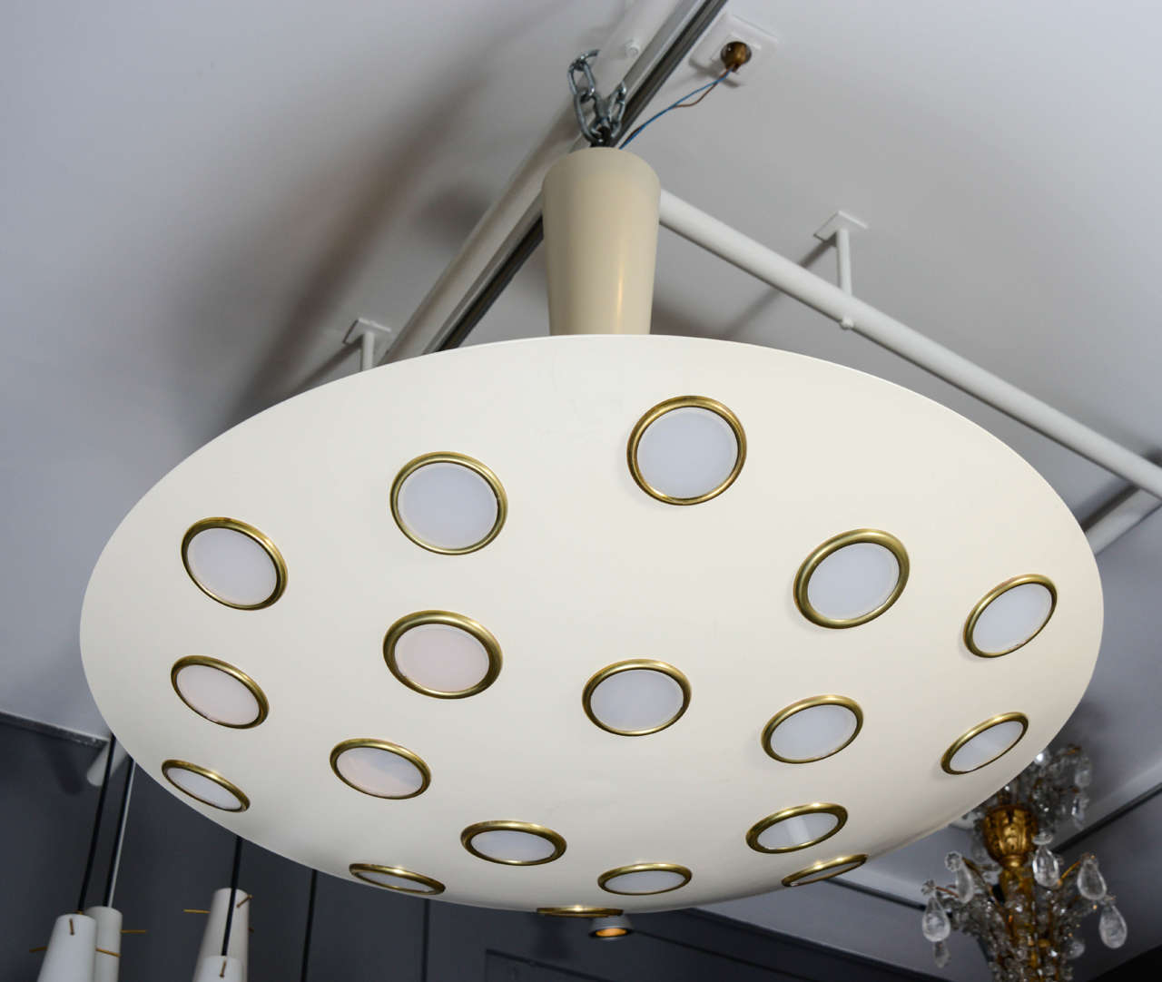 Nice Ceiling Lamp in the Style of Lumen In Excellent Condition In Saint-Ouen, IDF