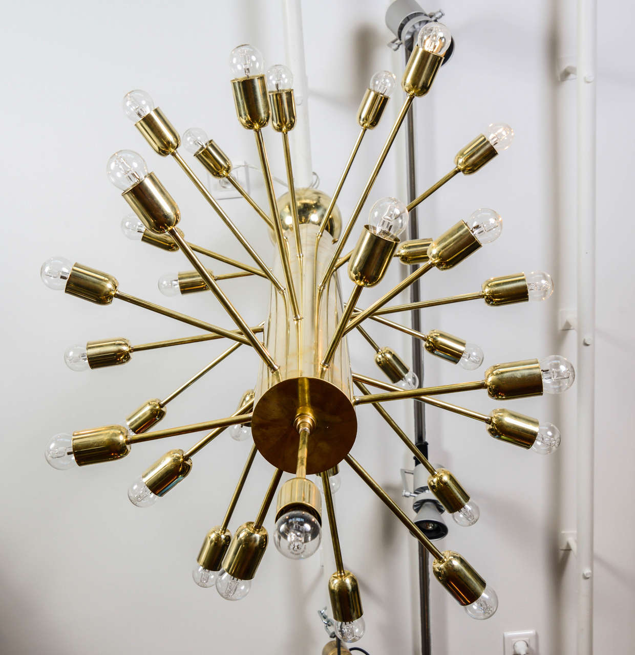 Brass Chandelier by Glustin Luminaires at 1stDibs