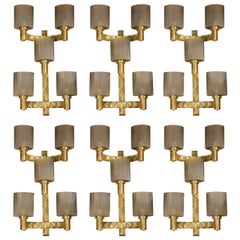 Set of Six Sconces.        2 available !