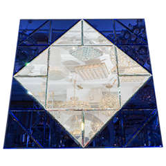 Beveled Glass Surround Mirror