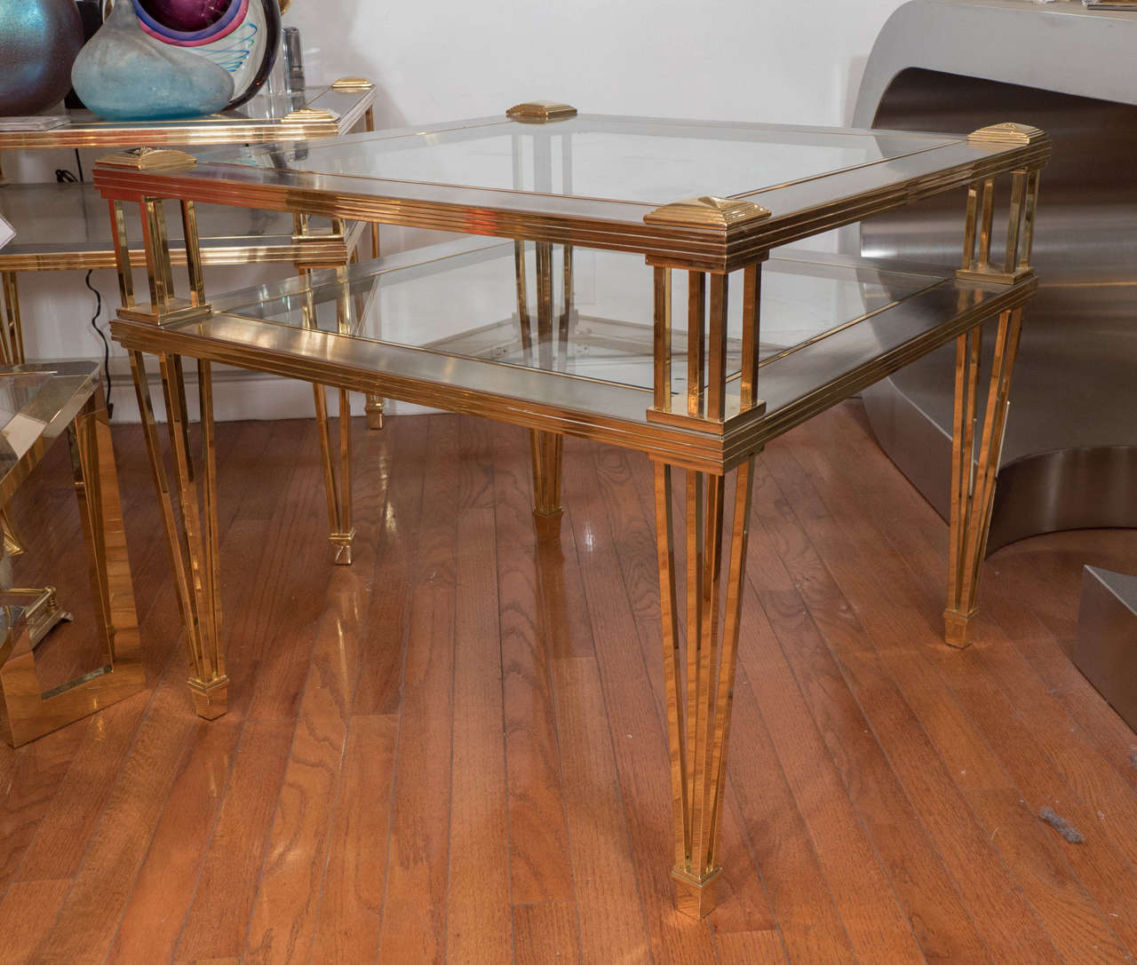 Pair of Two-Tier Side Tables