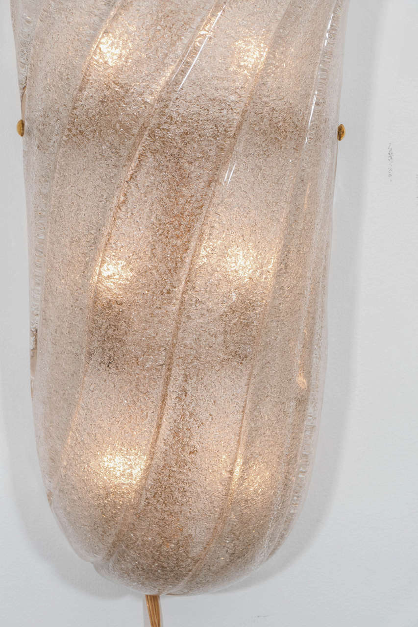 frosted fluted glass