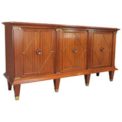 French Mahogany Sideboard in the Directoire Taste, circa 1940s