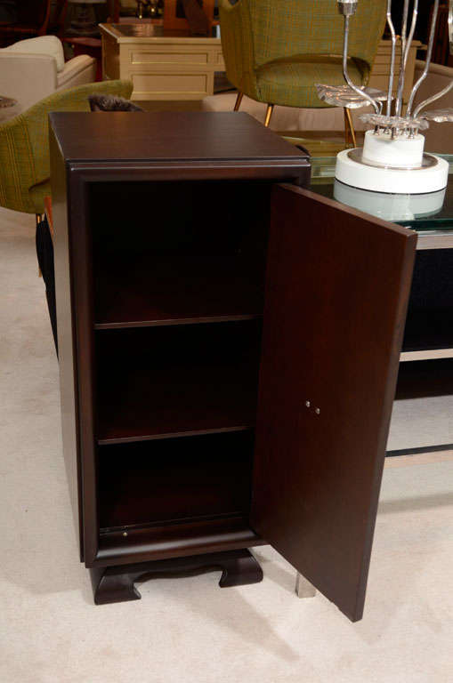 Pair of Asian Motif Tall Nightstands and Cabinets In Excellent Condition In East Hampton, NY