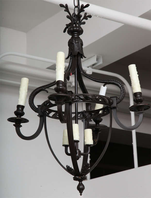 Black Patinated Bronze Lantern