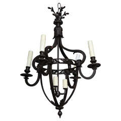 Black Patinated Bronze Lantern