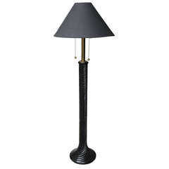 Black Lacquered  Sparrow Floor Lamp