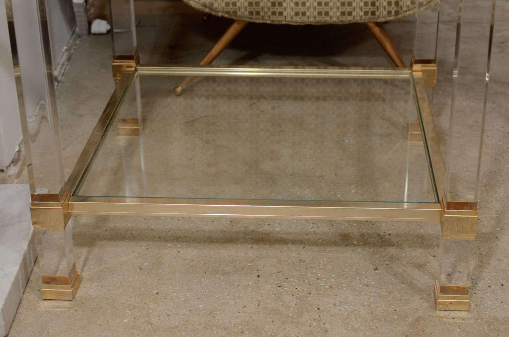 20th Century Pair of Pierre Vandel Signed End Tables For Sale