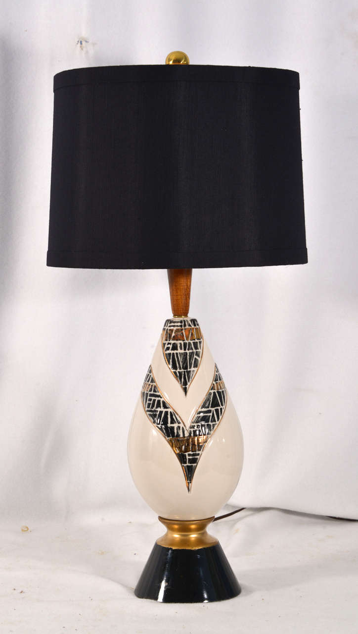 American Mid-Century, 1950s Pair of Table Lamps